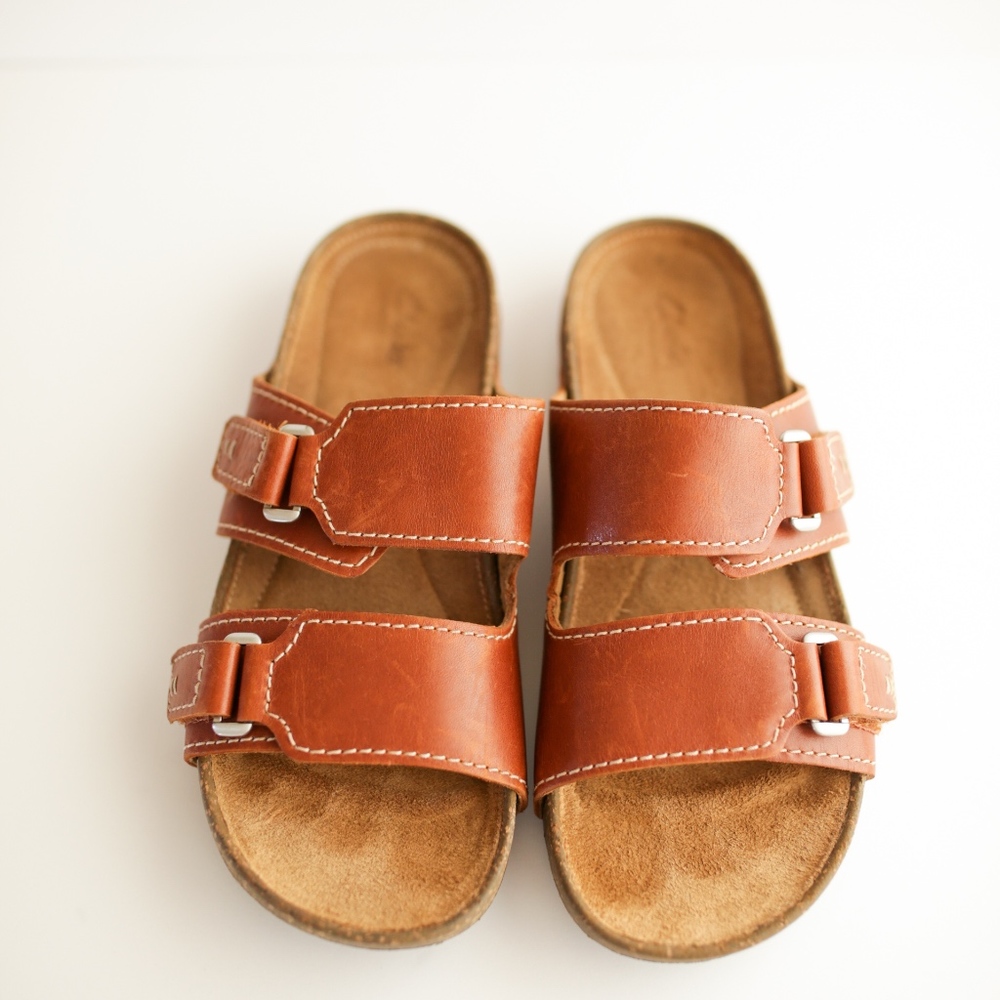 Clarks Brown Birkenstock-Style Sandals 8M